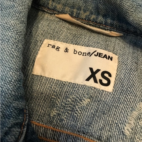 Rag and Bone Denim distressed Vest - Picture 5 of 8